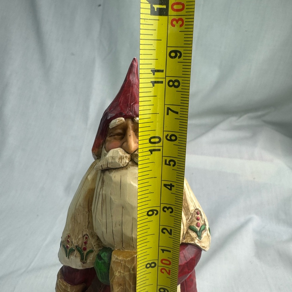 Jim Shore Red and Green Santa Figurine - Picture 5 of 5